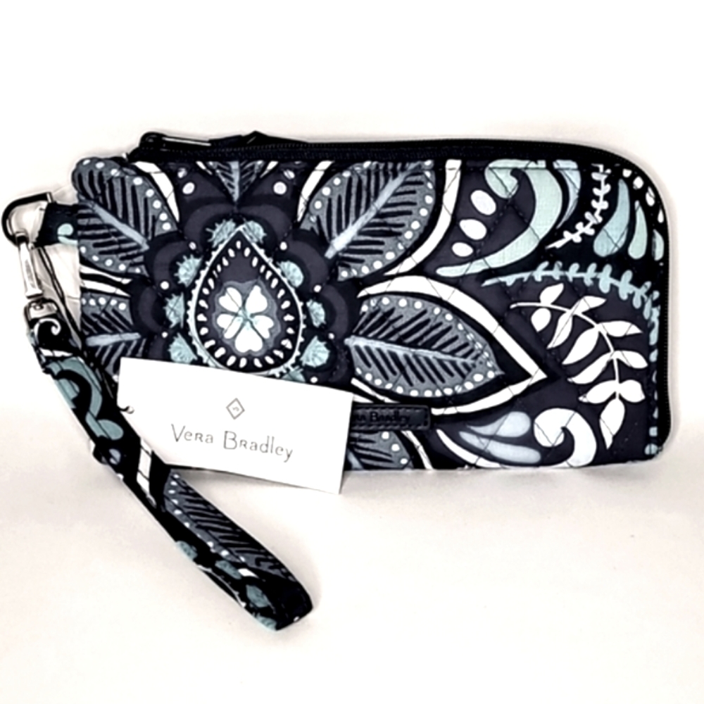 💰NWT! VERA BRADLEY ▪︎ RFID TECH WRISTLET ▪︎ BLUE ISLAND MEDALLION